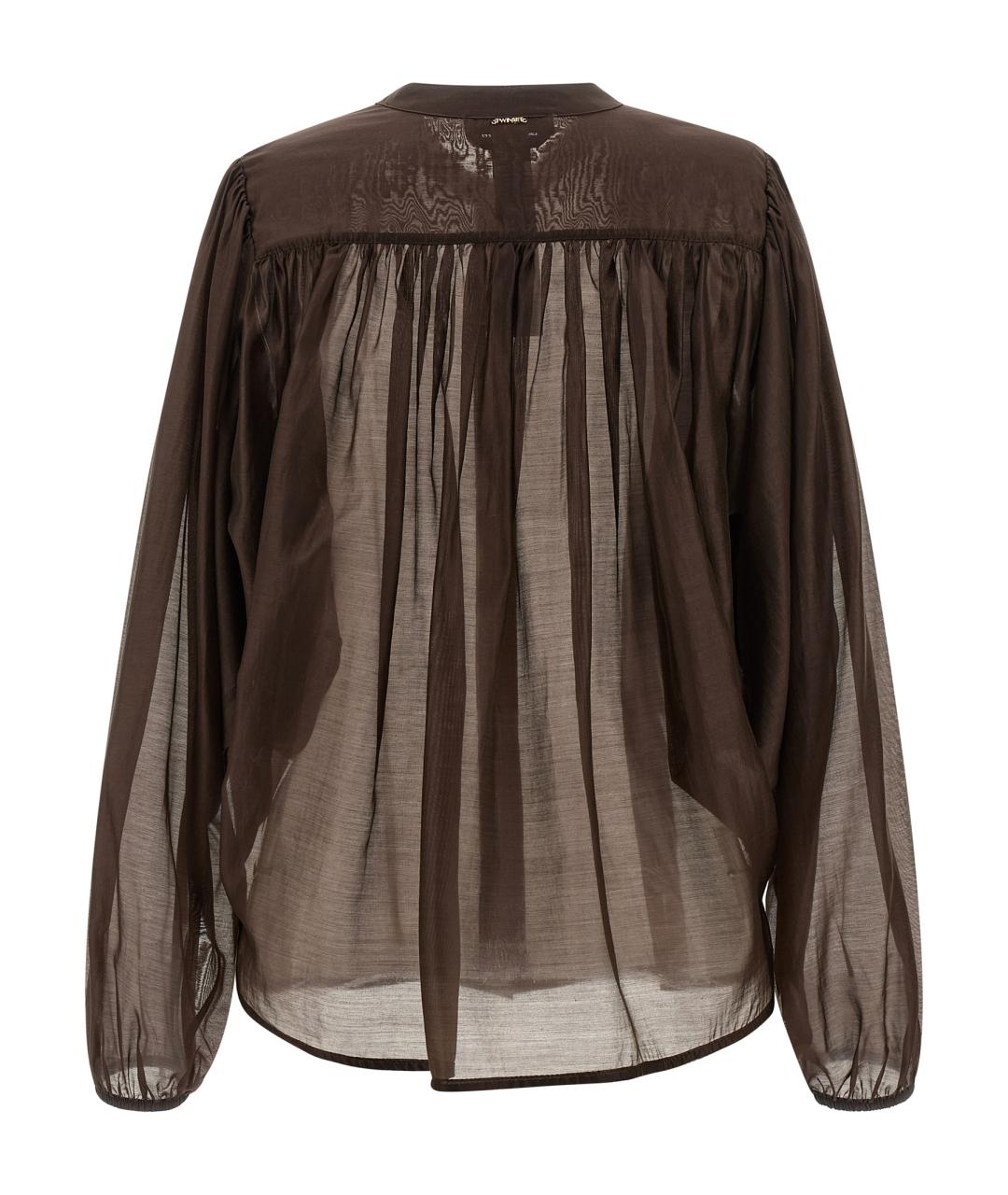 TWIN-SET Коричневая блузы, фото 2