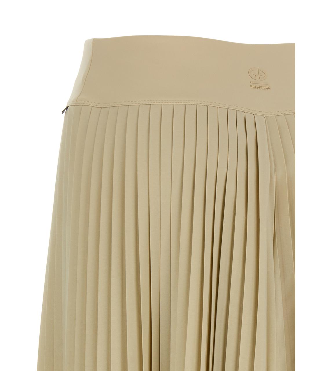 Goldbergh Бежевые полиэстеровые прямые брюки, фото 4
