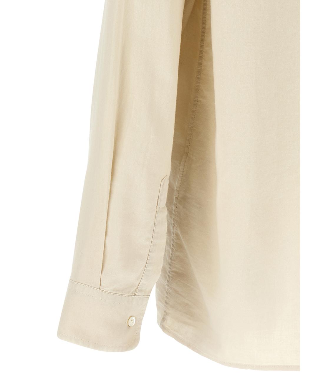 CELLAR DOOR Бежевая хлопковая кэжуал рубашка, фото 3