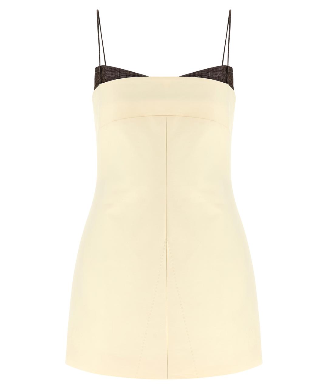 entire studios Бежевое хлопковое повседневное платье, фото 1