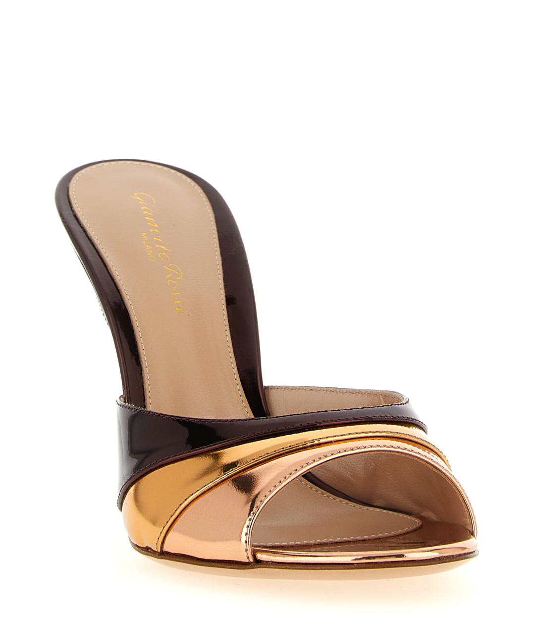 GIANVITO ROSSI Мульти кожаные мюли, фото 2