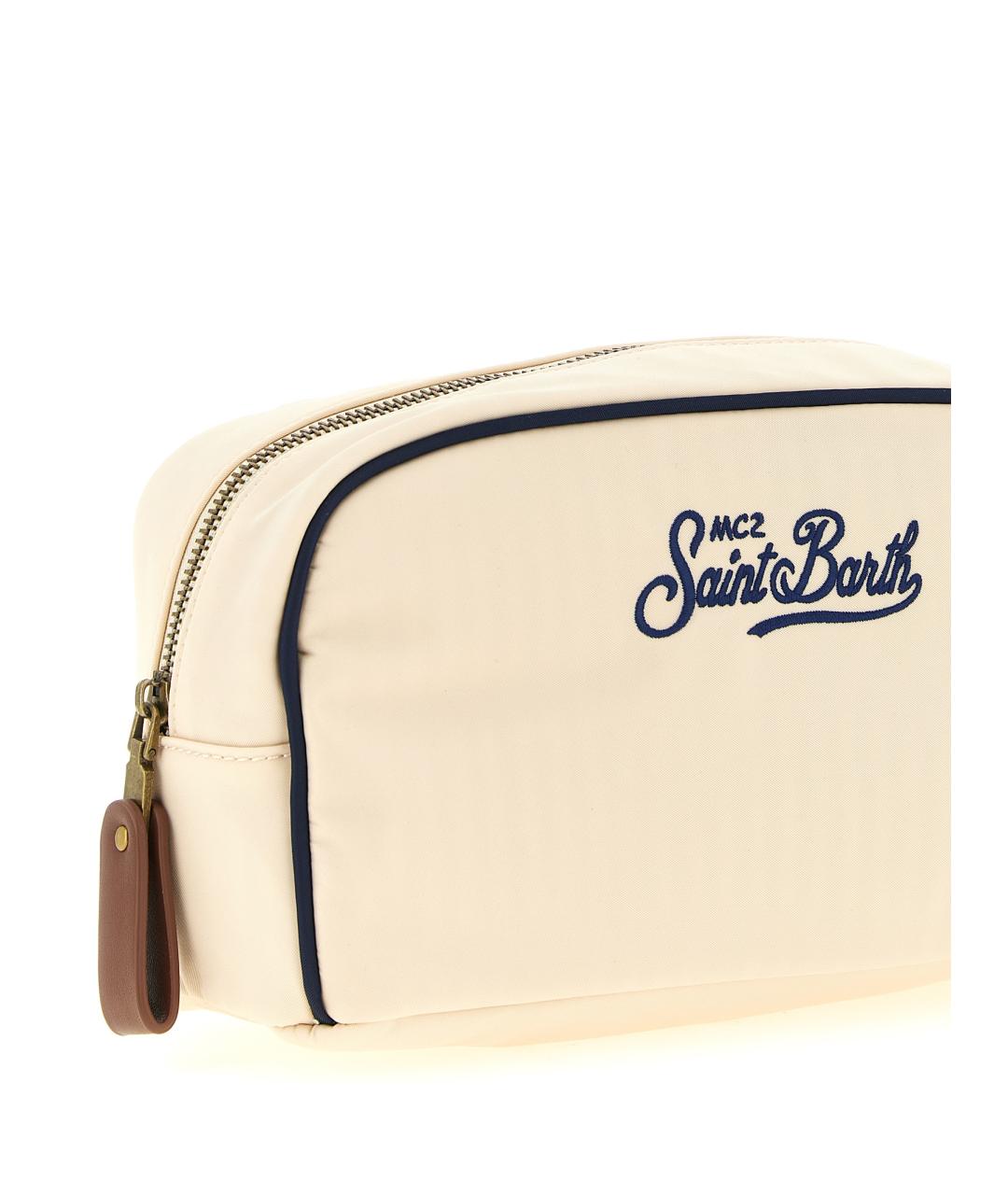 MC2 SAINT BARTH Бежевая тканевая барсетка, фото 3