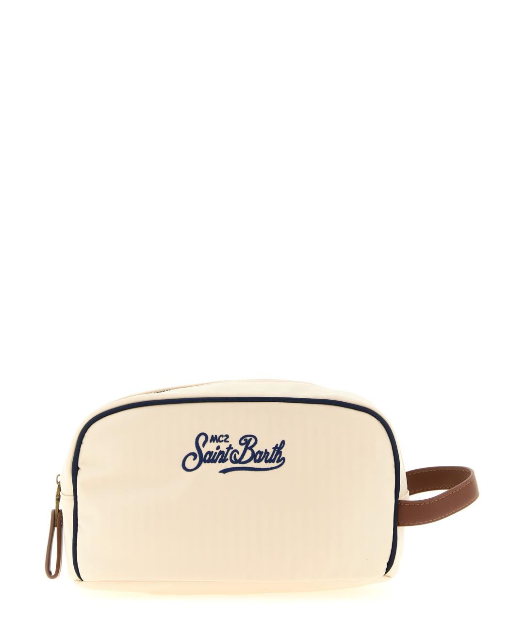 MC2 SAINT BARTH Бежевая тканевая барсетка, фото 1