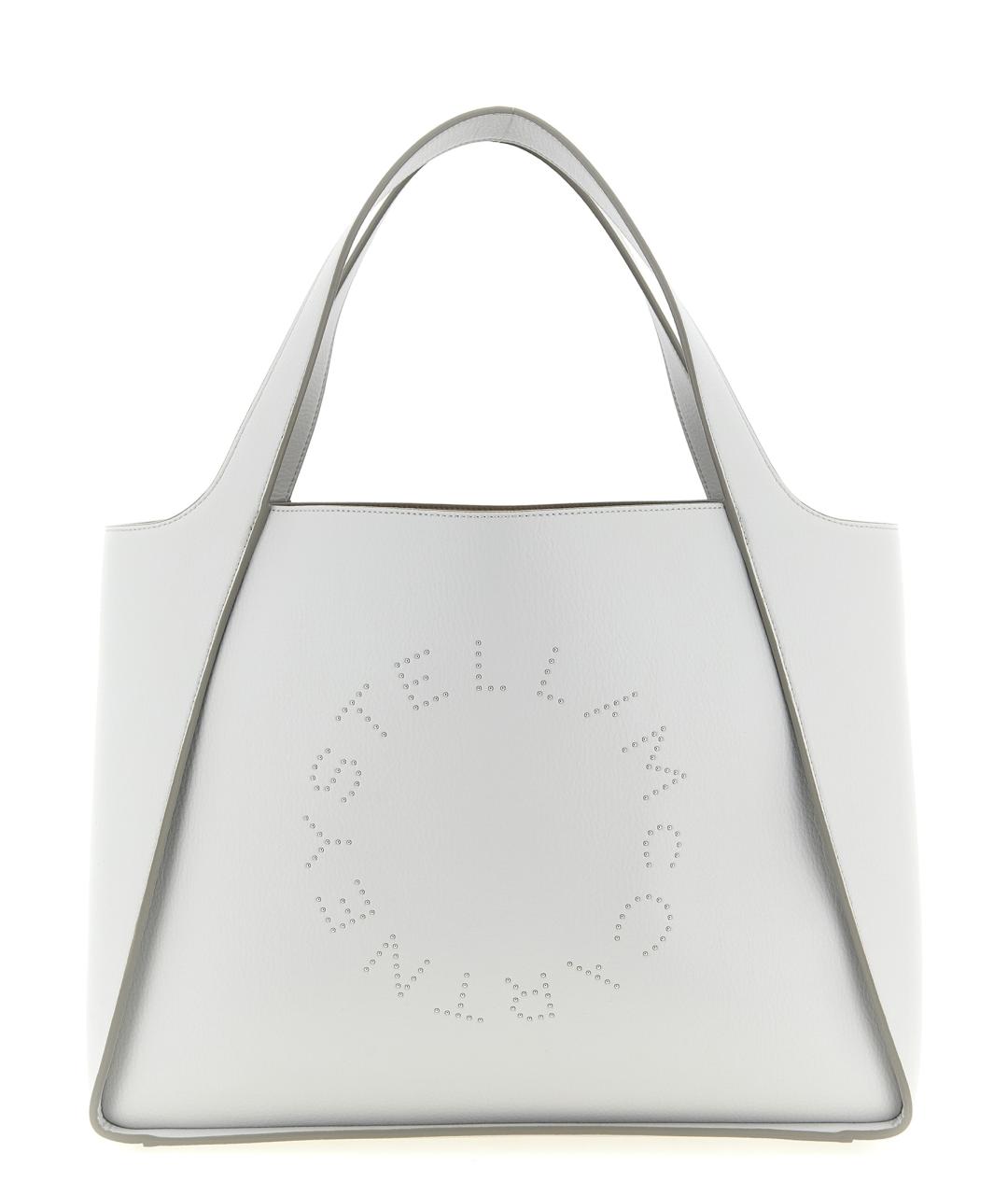 STELLA MCCARTNEY Серая синтетическая сумка тоут, фото 1