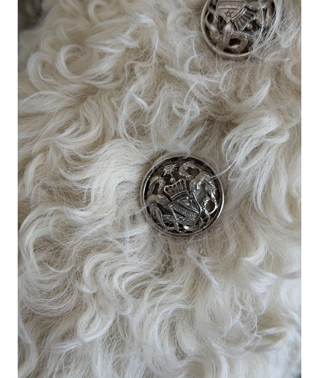 BALMAIN Бежевая меховая шуба, фото 4