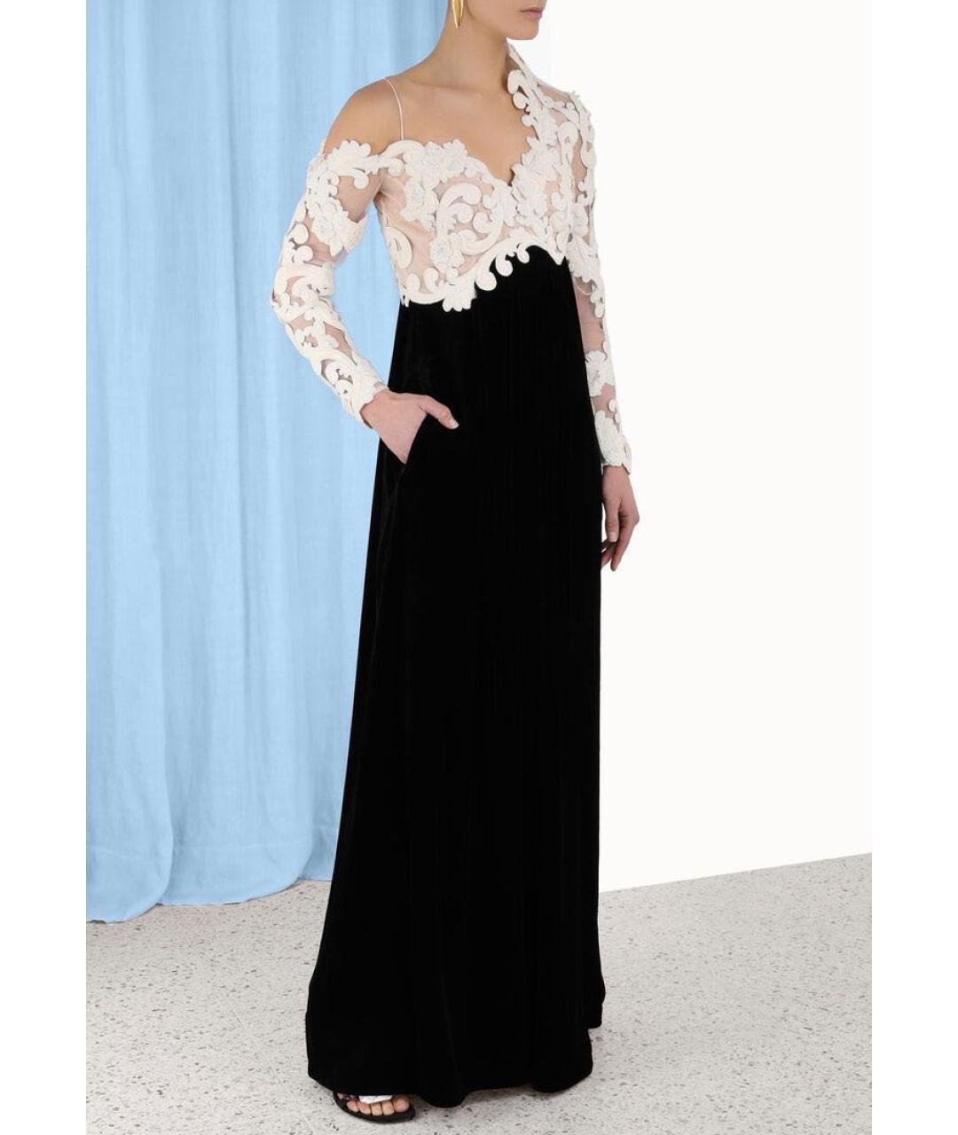 ZIMMERMANN Черное шелковое вечернее платье, фото 5