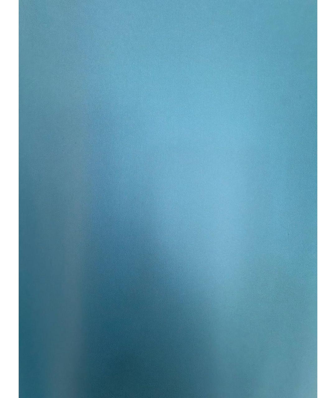 BALENCIAGA Голубая полиамидовая блузы, фото 4