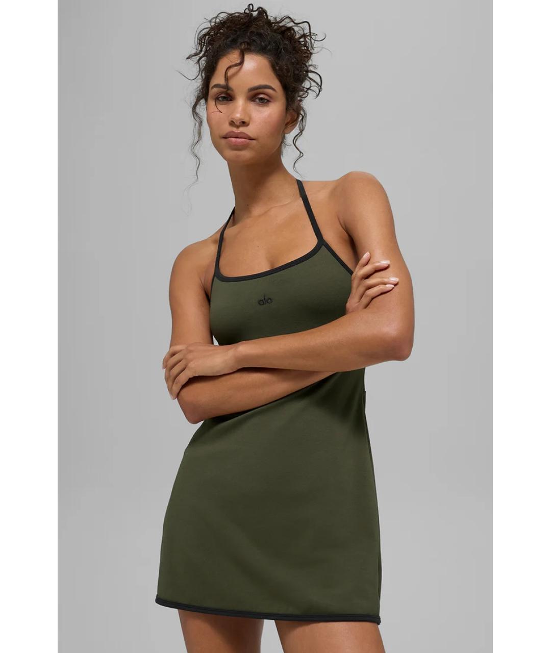 ALO YOGA Зеленые платье, фото 7