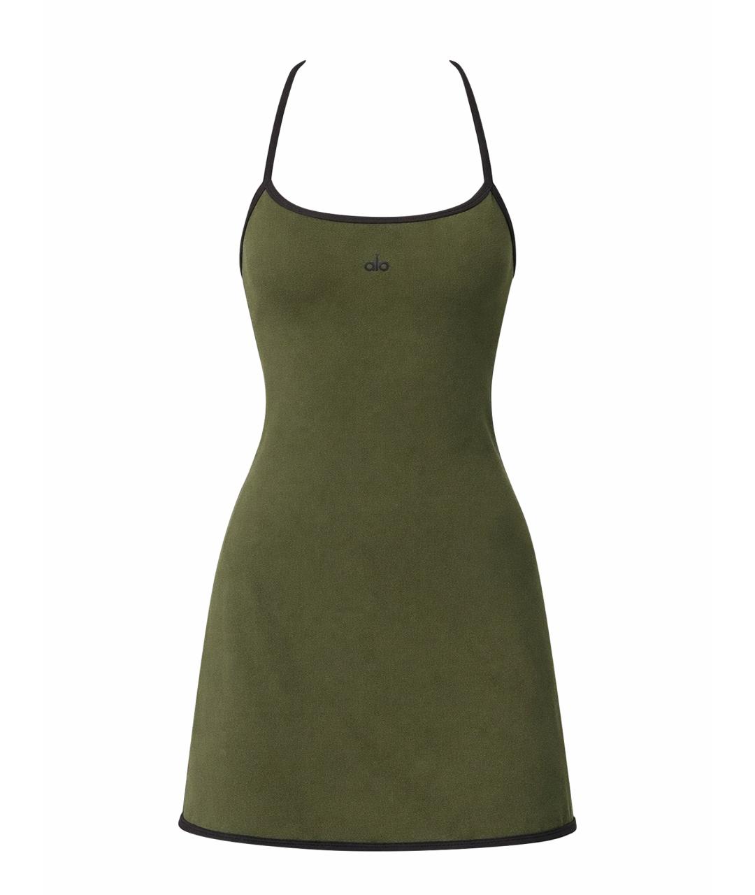 ALO YOGA Зеленые платье, фото 1