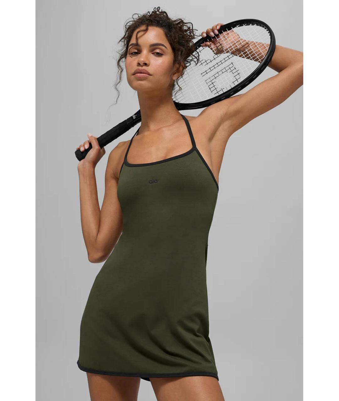 ALO YOGA Зеленые платье, фото 5