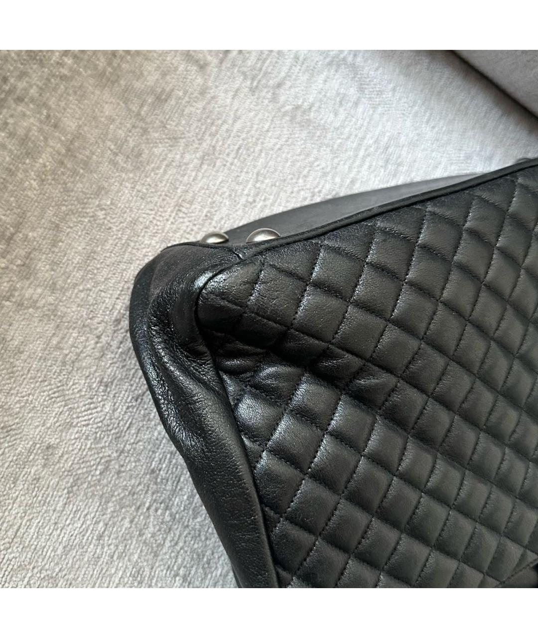 SAINT LAURENT Черная кожаная сумка через плечо, фото 7