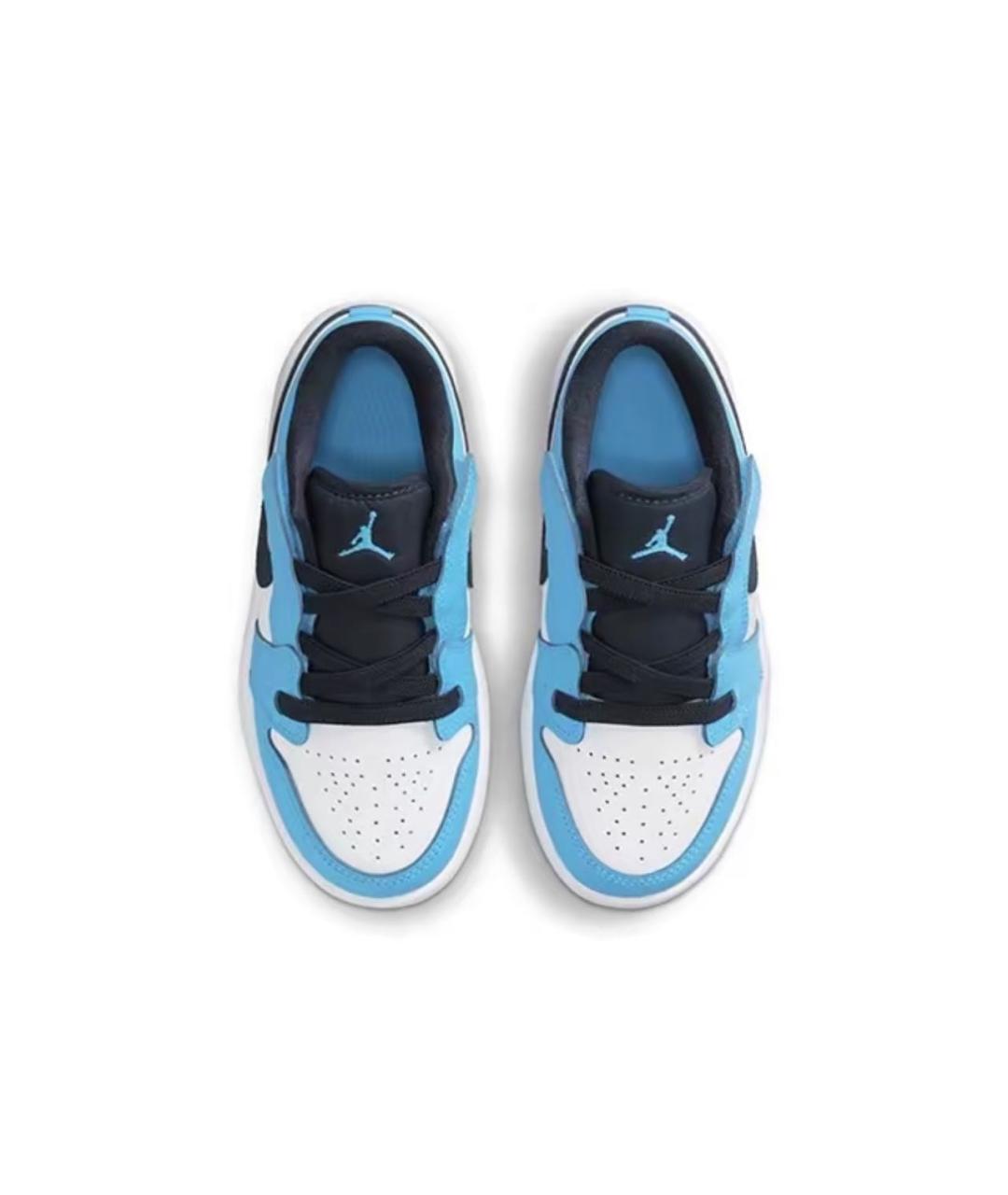 JORDAN Бирюзовые кожаные кеды, фото 3