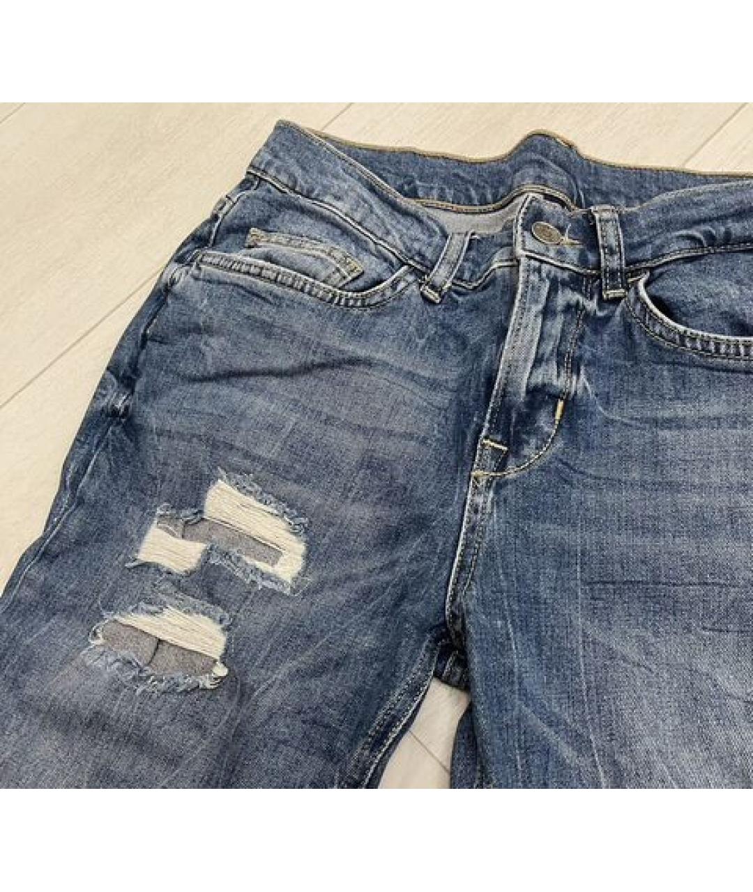 LIU JO Синие хлопковые джинсы слим, фото 2