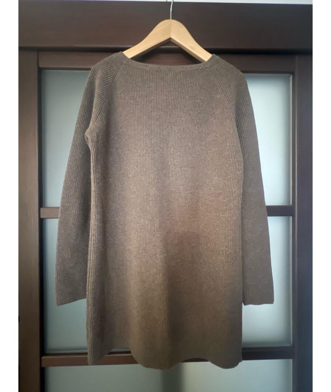 BRUNELLO CUCINELLI Коричневый кашемировый джемпер / свитер, фото 2