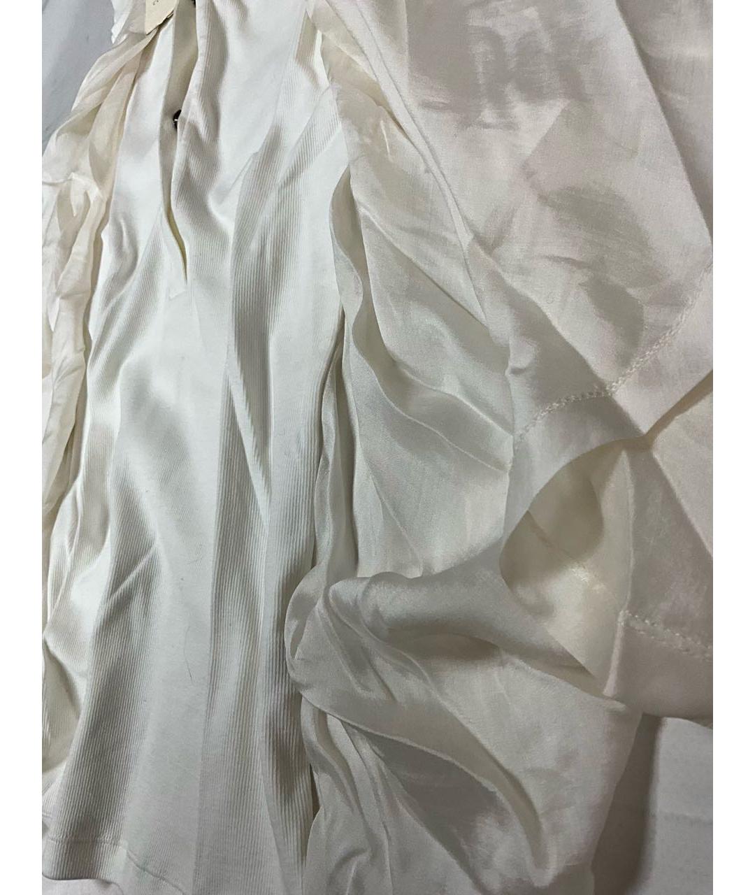 BRUNELLO CUCINELLI Белая хлопковая майка, фото 3