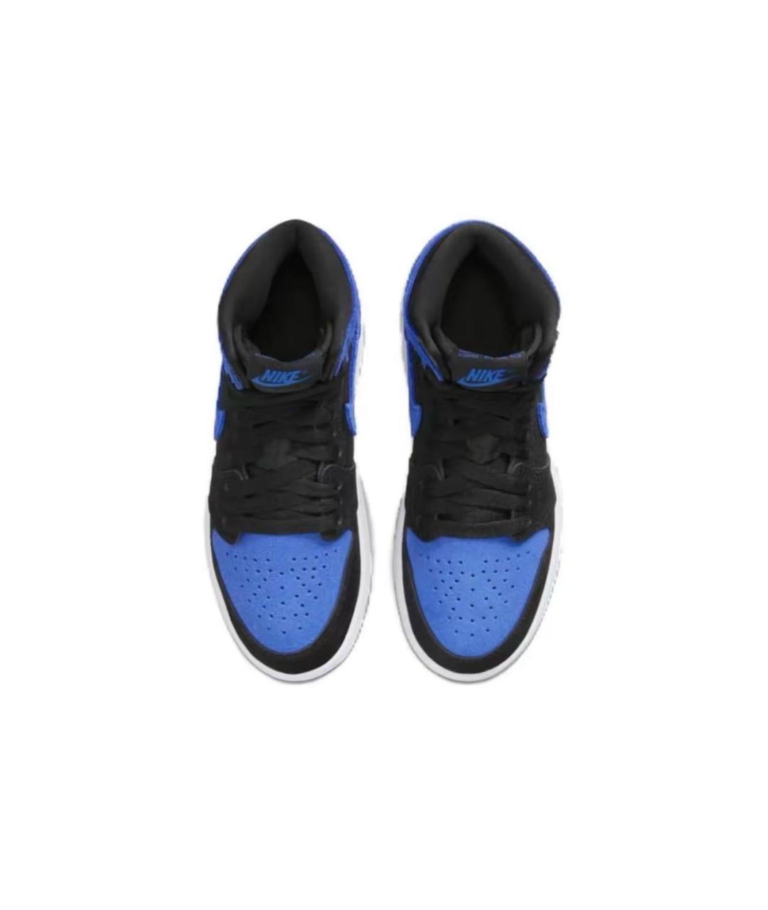 JORDAN Синие нубуковые кеды, фото 3