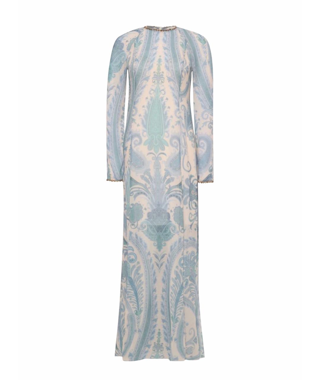 ZIMMERMANN Голубое вискозное повседневное платье, фото 1