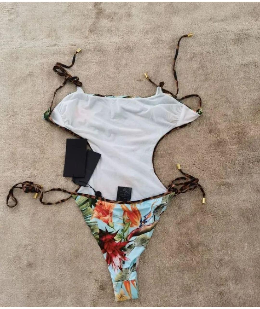 PHILIPP PLEIN Мульти полиэстеровый купальник, фото 3