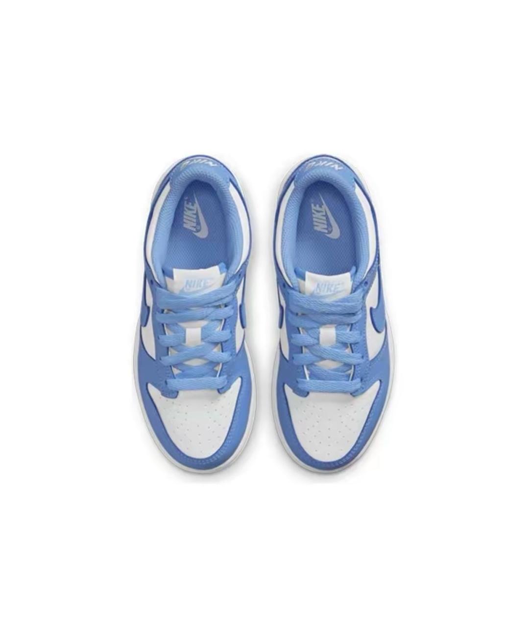 NIKE Голубые кожаные кеды, фото 3