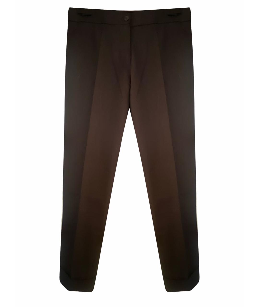 ETRO Черные хлопковые брюки узкие, фото 1