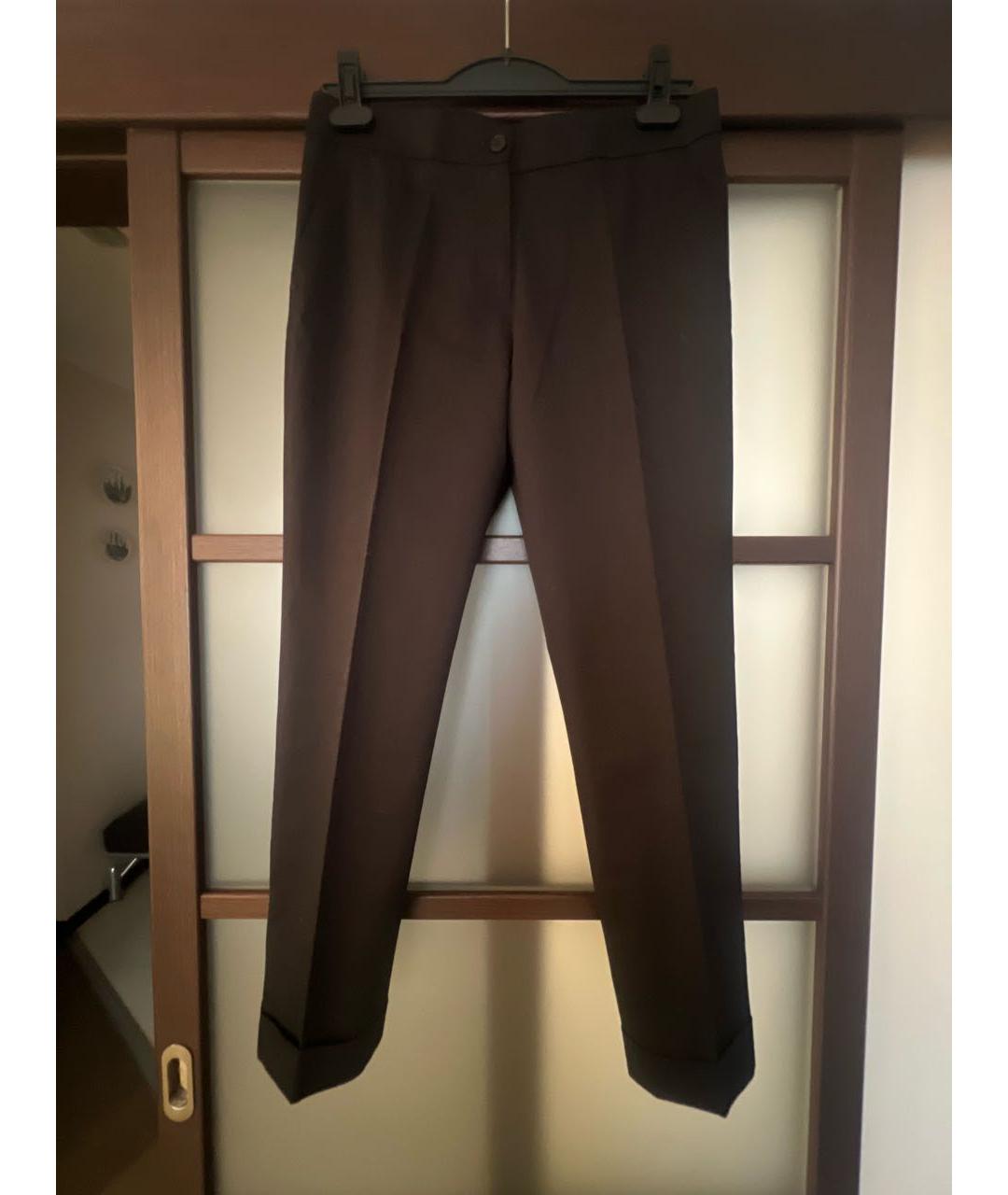 ETRO Черные хлопковые брюки узкие, фото 6