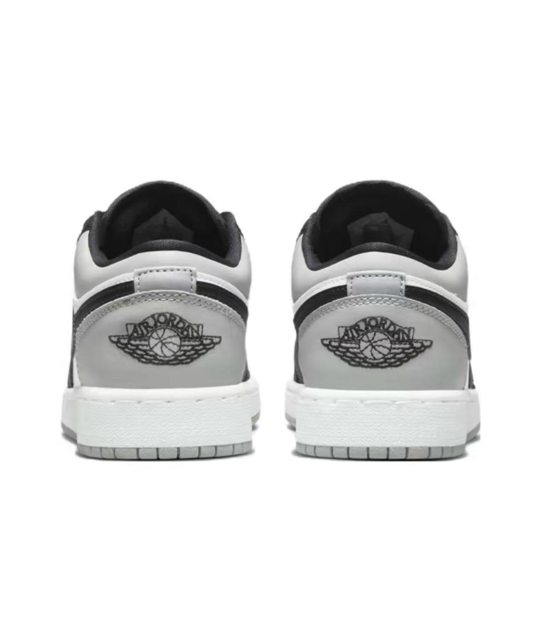 JORDAN Серые кожаные кеды, фото 4