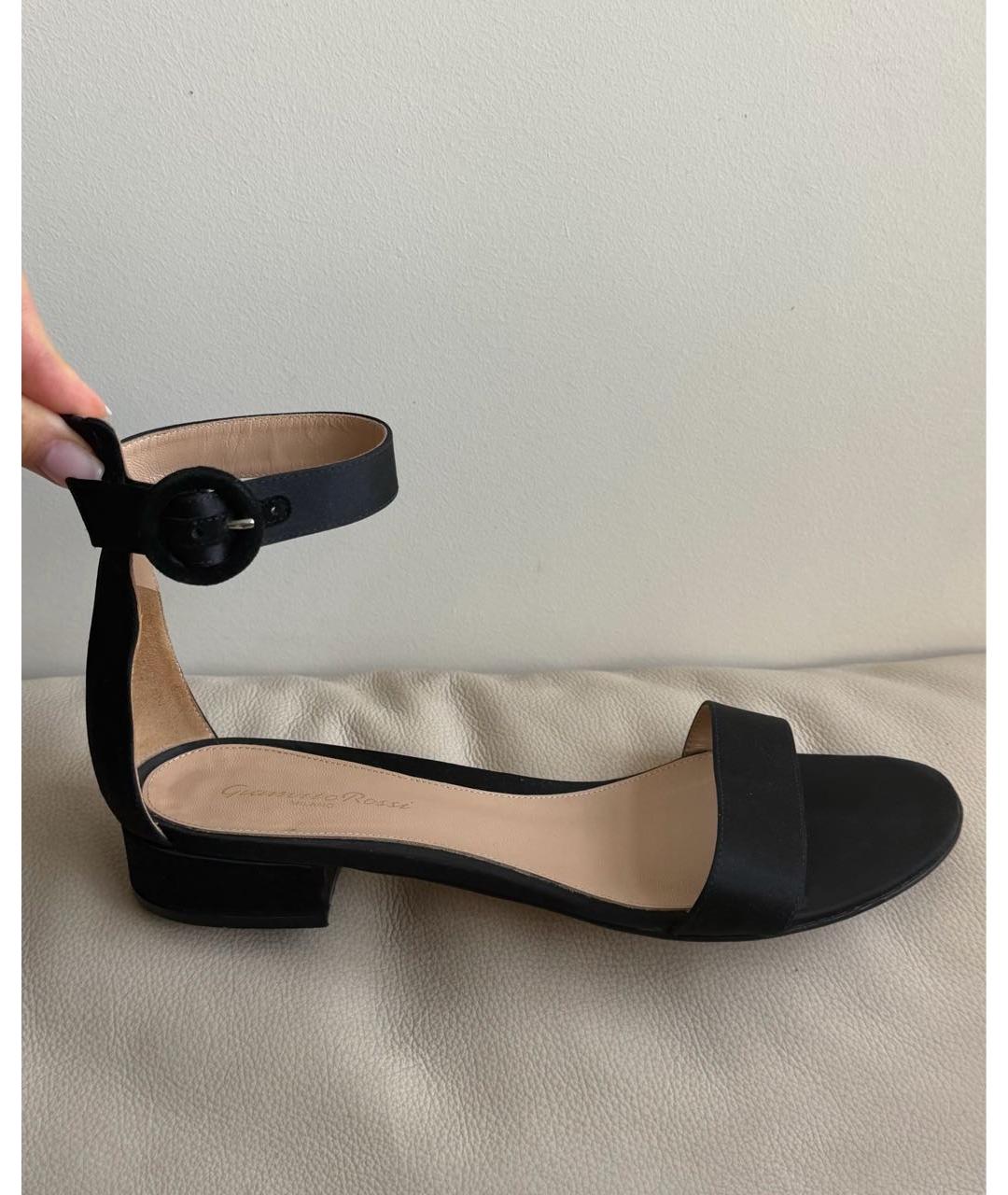 GIANVITO ROSSI Черные босоножки, фото 9