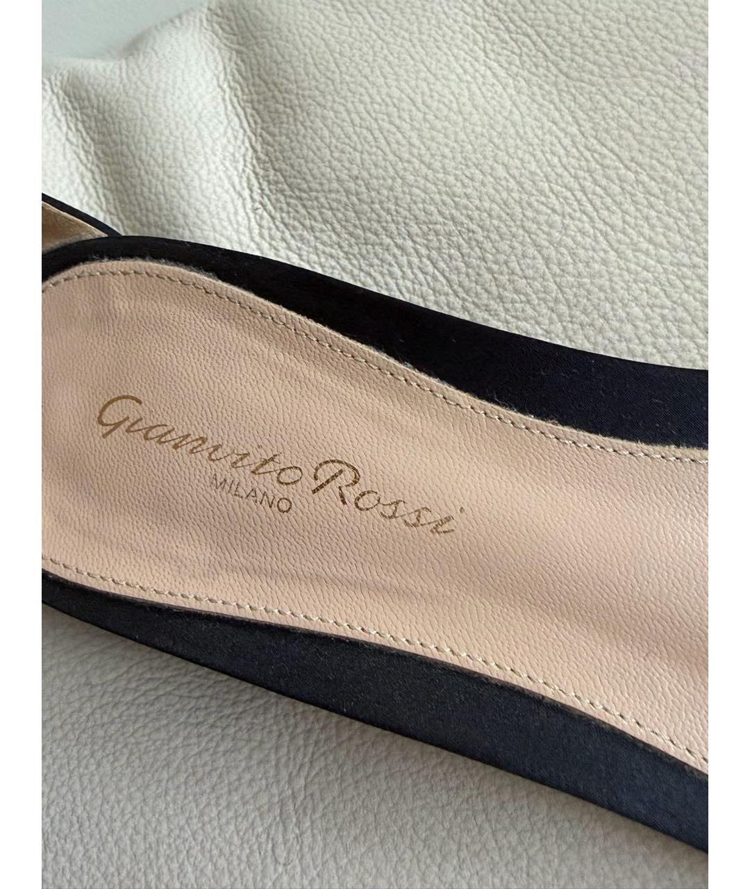 GIANVITO ROSSI Черные босоножки, фото 8