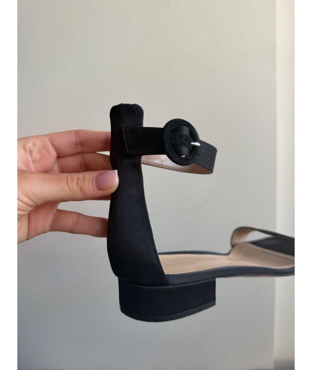 GIANVITO ROSSI Черные босоножки, фото 2