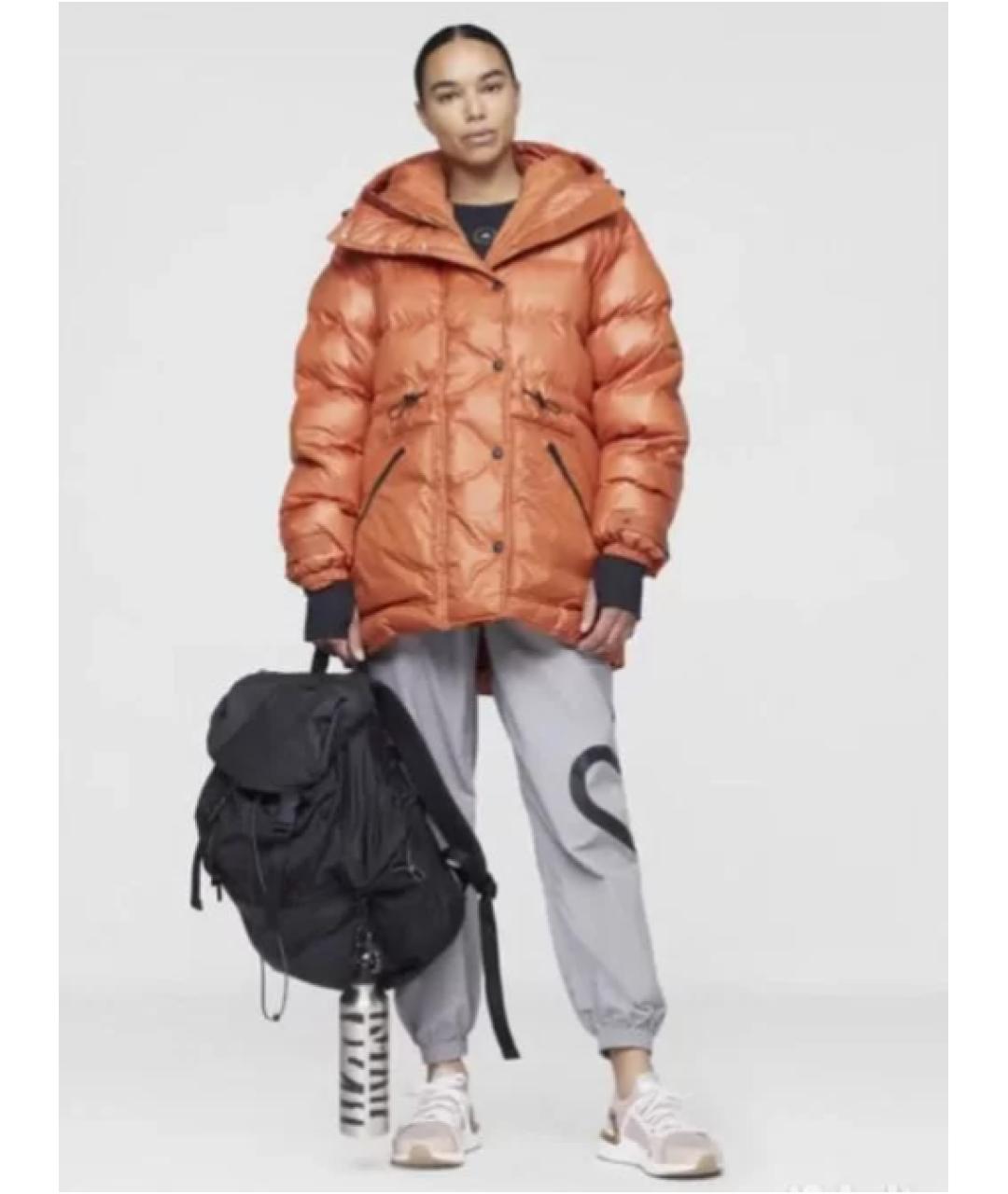 ADIDAS BY STELLA MCCARTNEY Оранжевый пуховик, фото 4