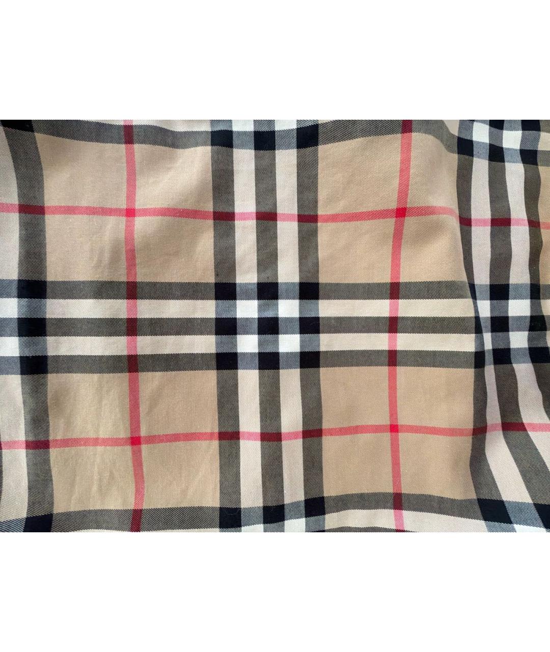 BURBERRY Коричневый хлопковый боди / песочник, фото 4