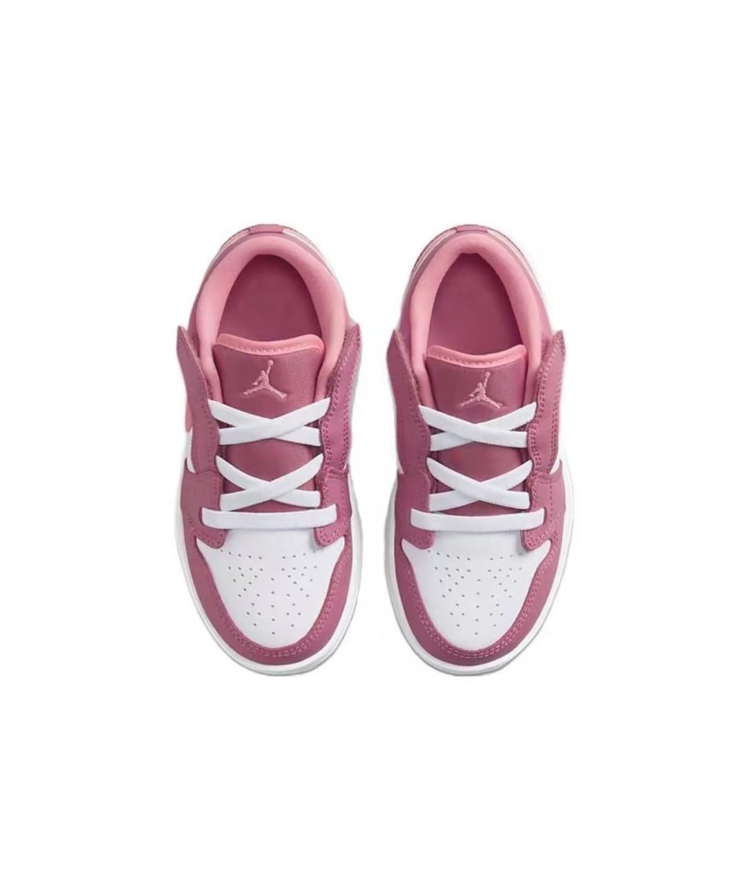 JORDAN Розовые кожаные кеды, фото 3