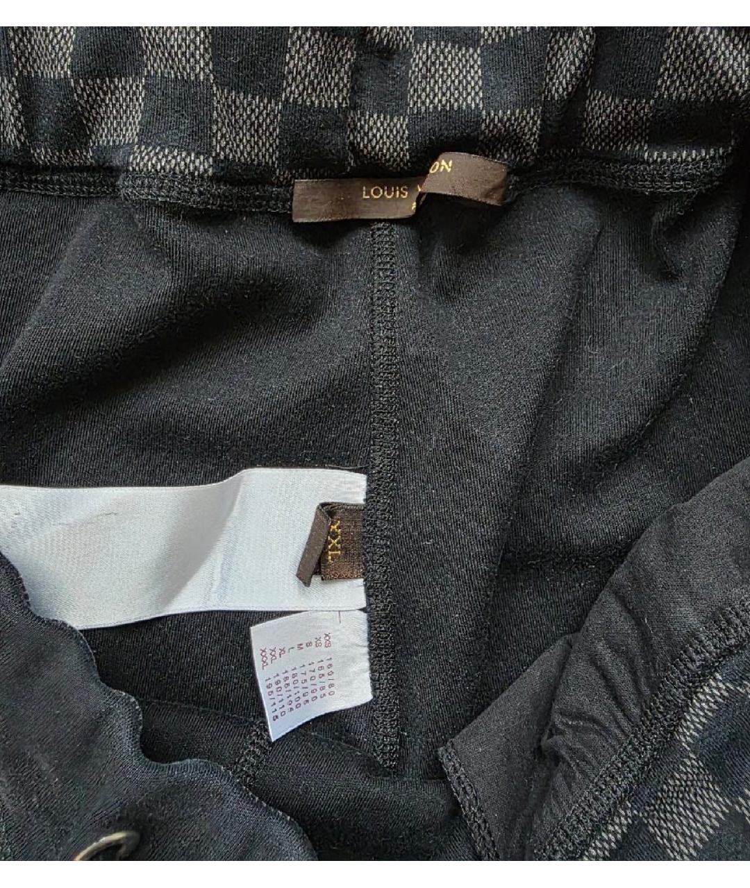 LOUIS VUITTON Черный хлопковый спортивный костюм, фото 8