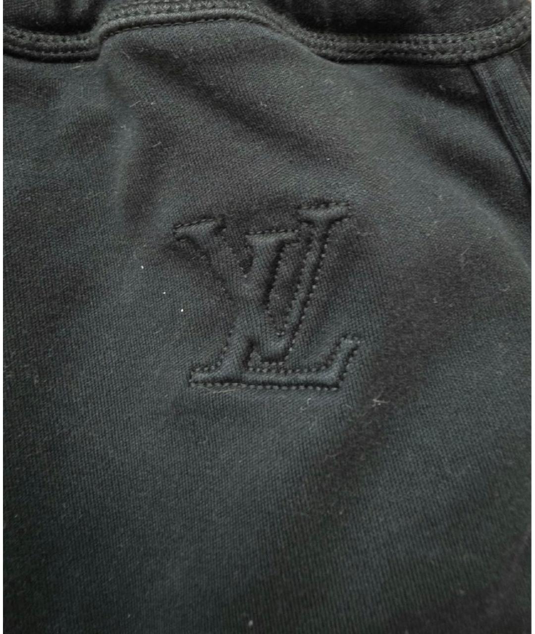 LOUIS VUITTON Черный хлопковый спортивный костюм, фото 7