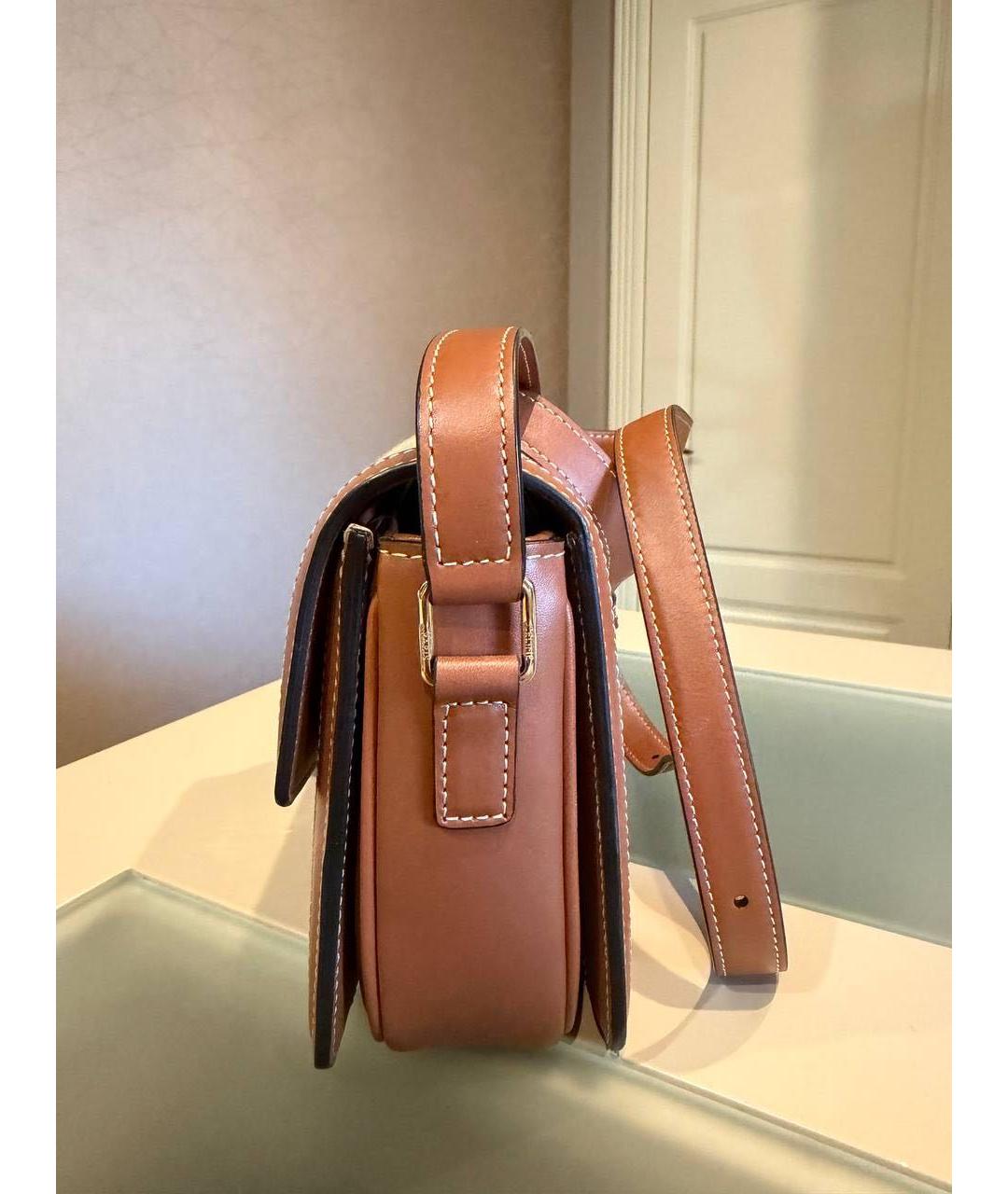 CELINE Бежевая сумка через плечо, фото 3