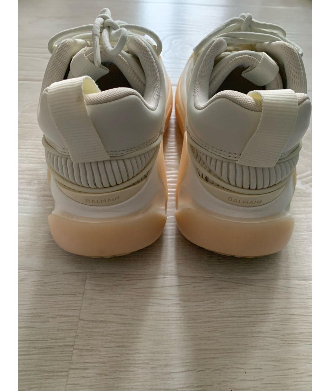BALMAIN Белые текстильные кроссовки, фото 3