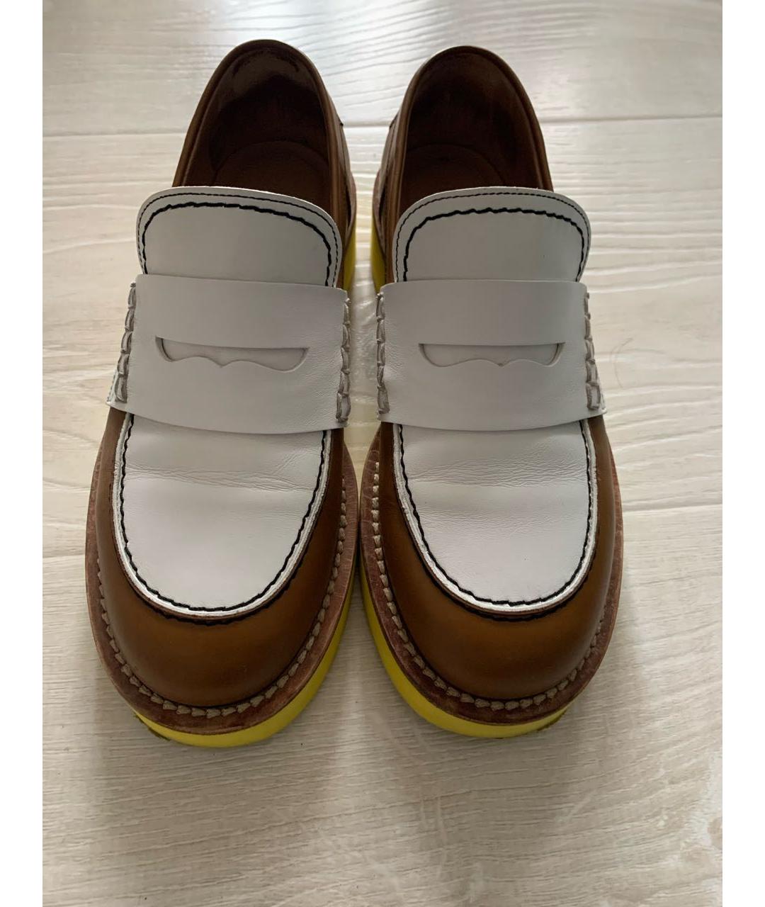 MARNI Мульти кожаные лоферы, фото 2