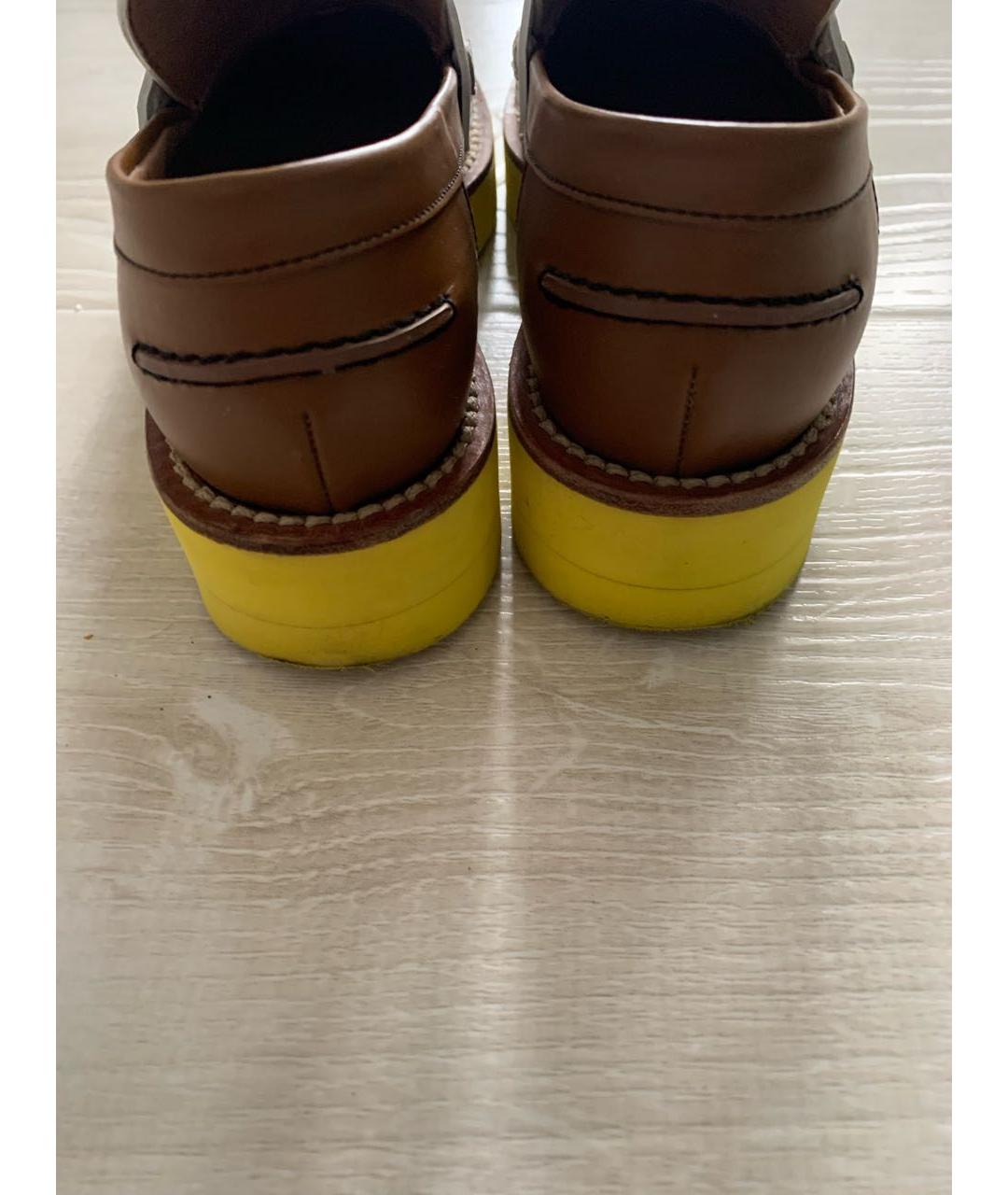 MARNI Мульти кожаные лоферы, фото 4