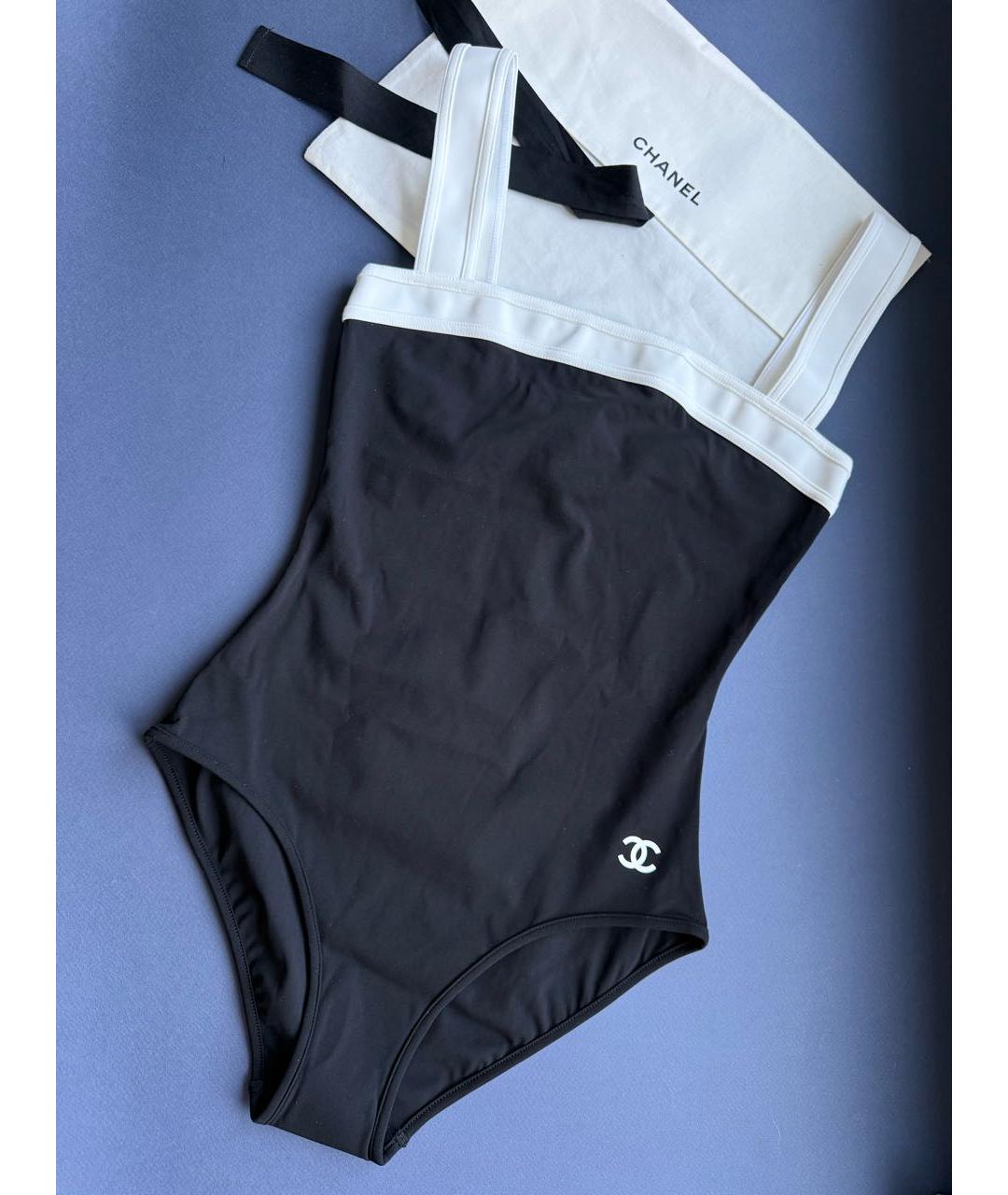 CHANEL Черный полиамидовый купальник, фото 5