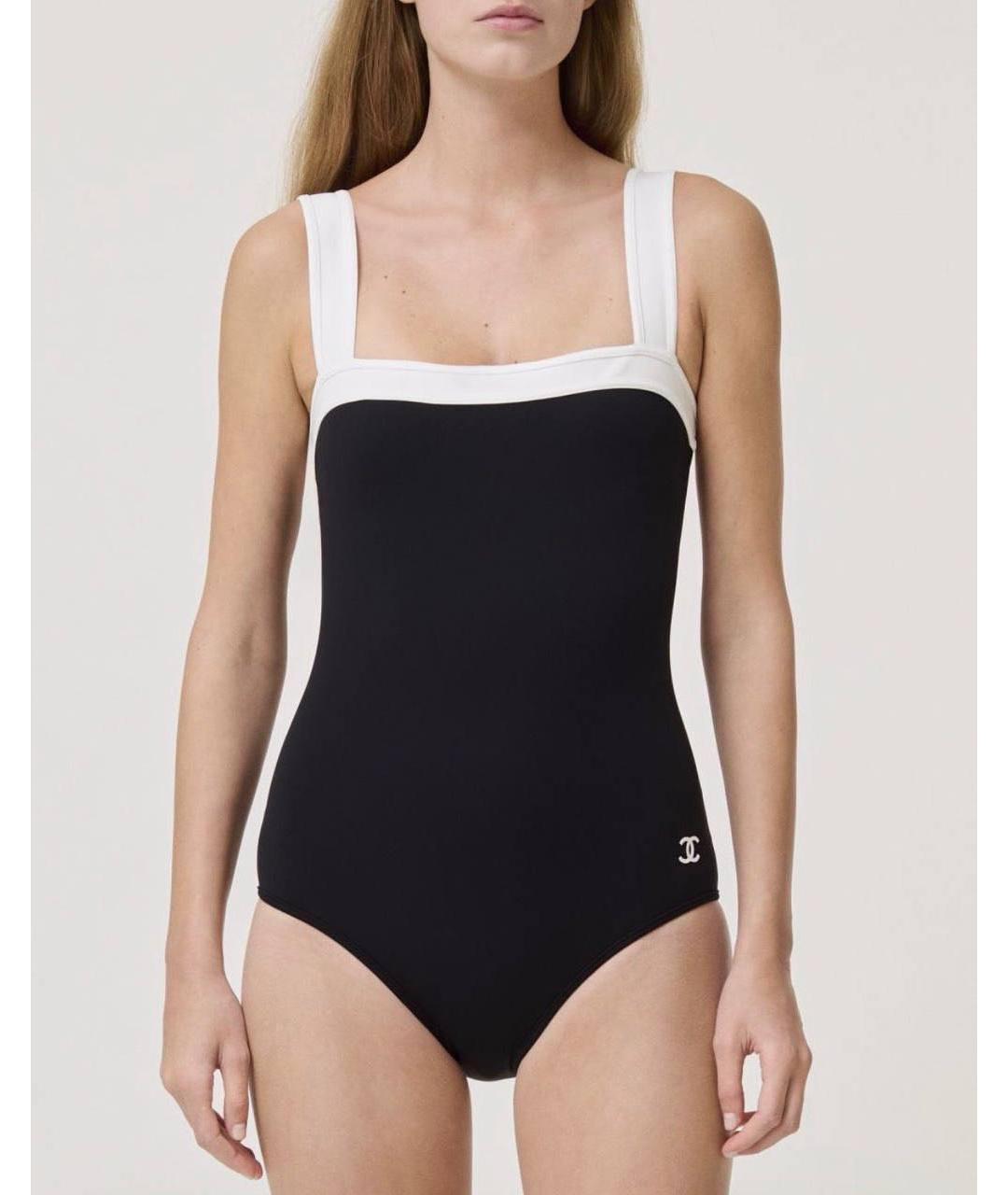 CHANEL Черный полиамидовый купальник, фото 2