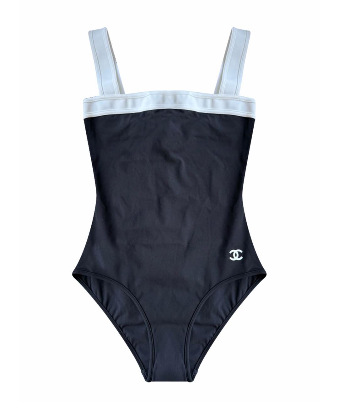 CHANEL Черный полиамидовый купальник, фото 1