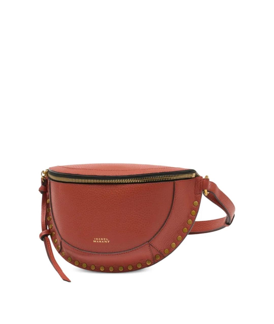 ISABEL MARANT Коричневая кожаная сумка через плечо, фото 2