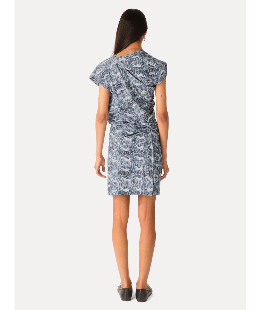 VIVIENNE WESTWOOD Мульти хлопковое повседневное платье, фото 3