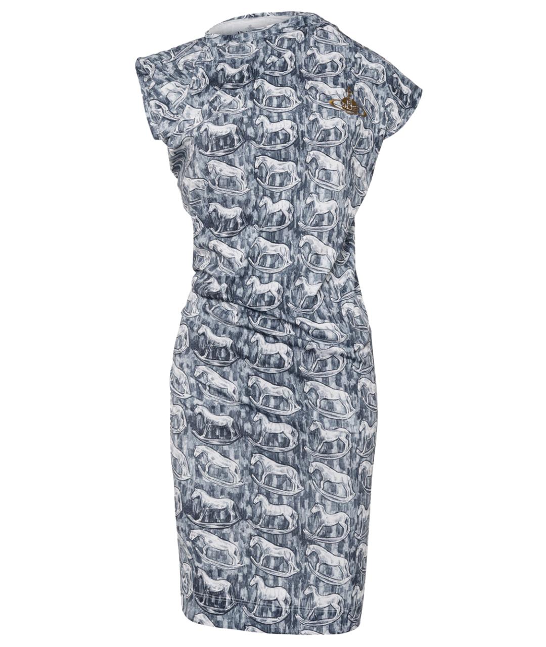 VIVIENNE WESTWOOD Мульти хлопковое повседневное платье, фото 1