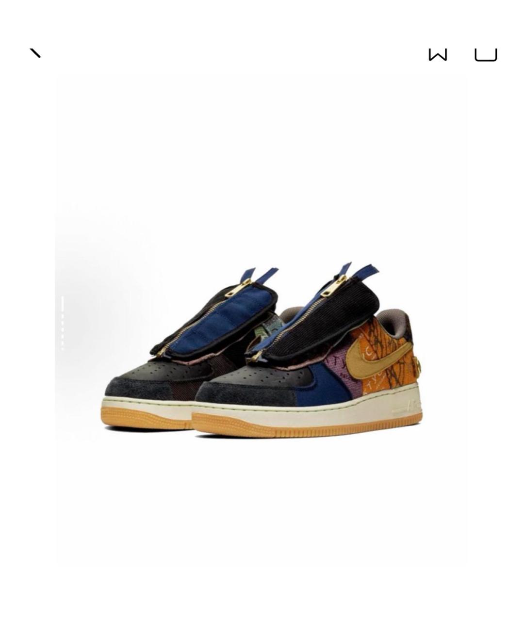 NIKE Кожаные кроссовки, фото 2