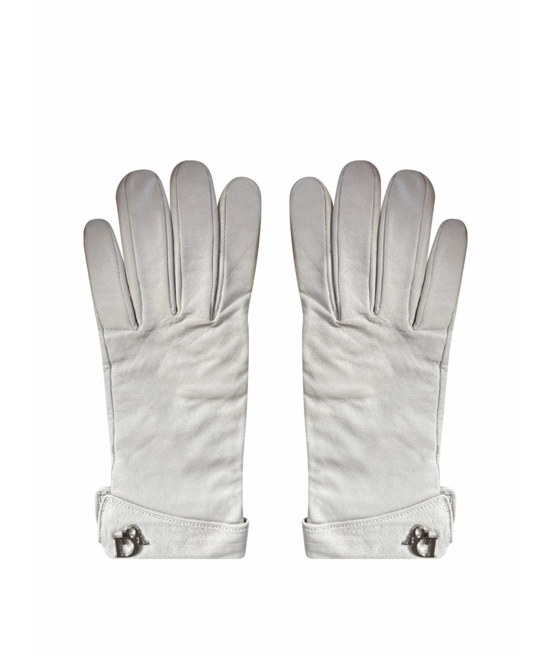 CHRISTIAN DIOR Кожаные перчатки, фото 1