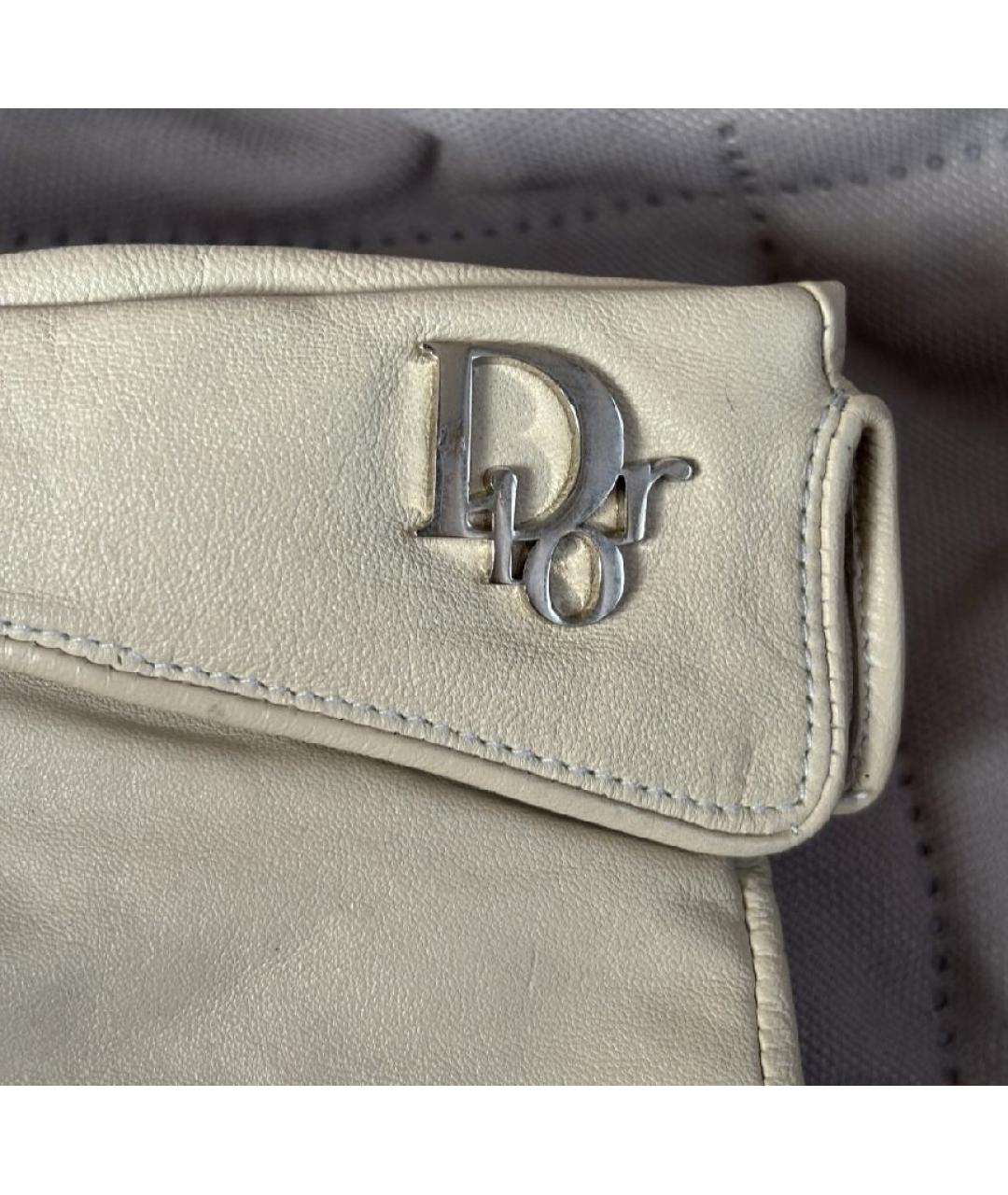 CHRISTIAN DIOR Кожаные перчатки, фото 4
