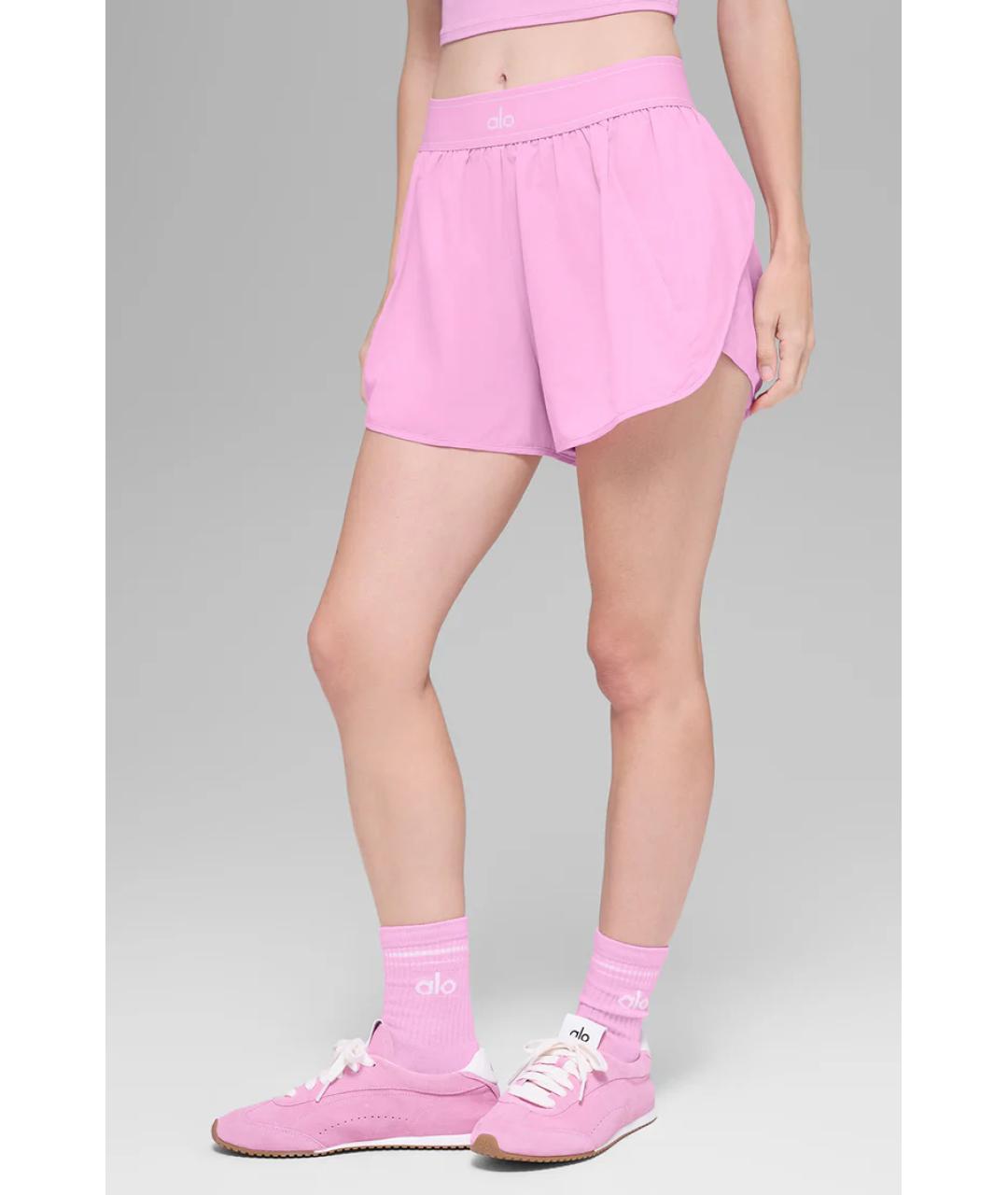 ALO YOGA Розовые шорты, фото 3