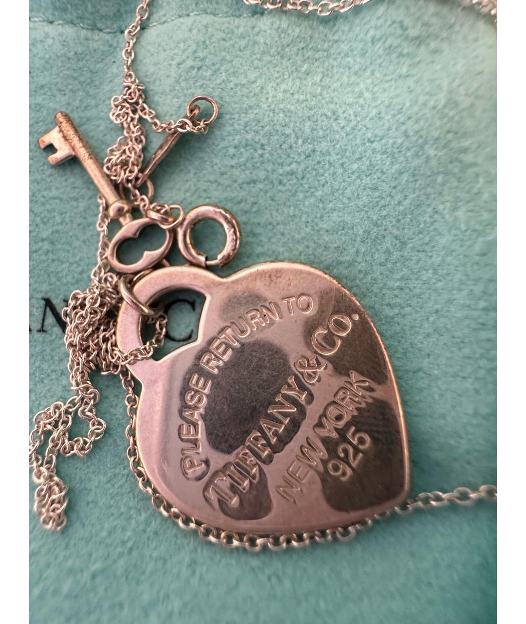 TIFFANY&CO Серебряное серебряное колье, фото 3