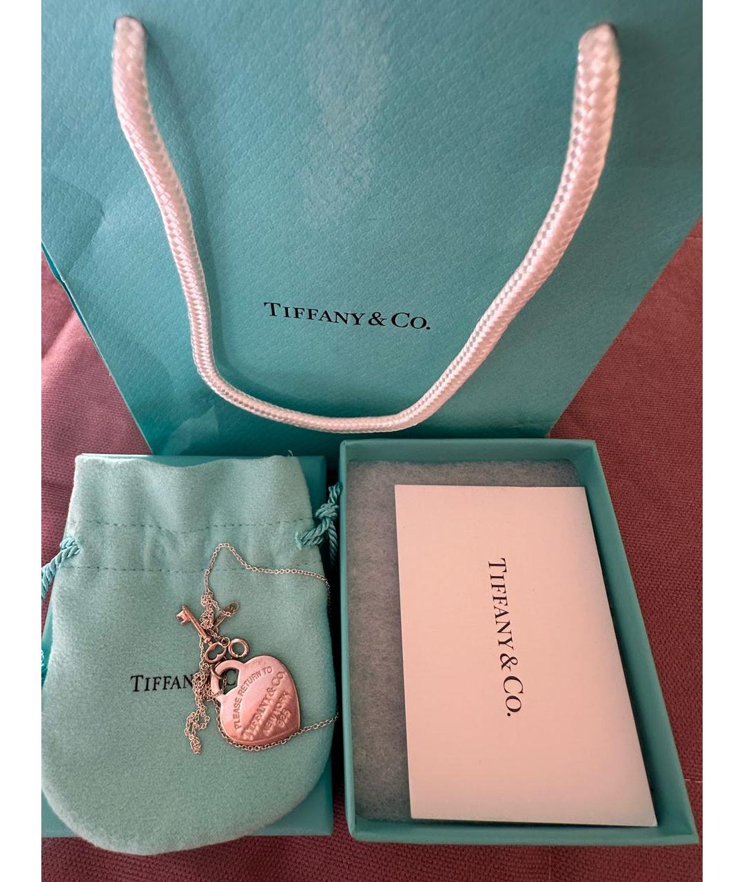 TIFFANY&CO Серебряное серебряное колье, фото 2